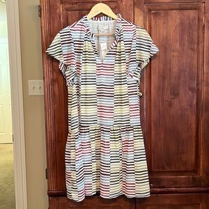 Loft striped dress Sz S